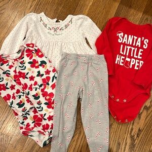 Baby girls Misc Christmas lot, size 18-24 months